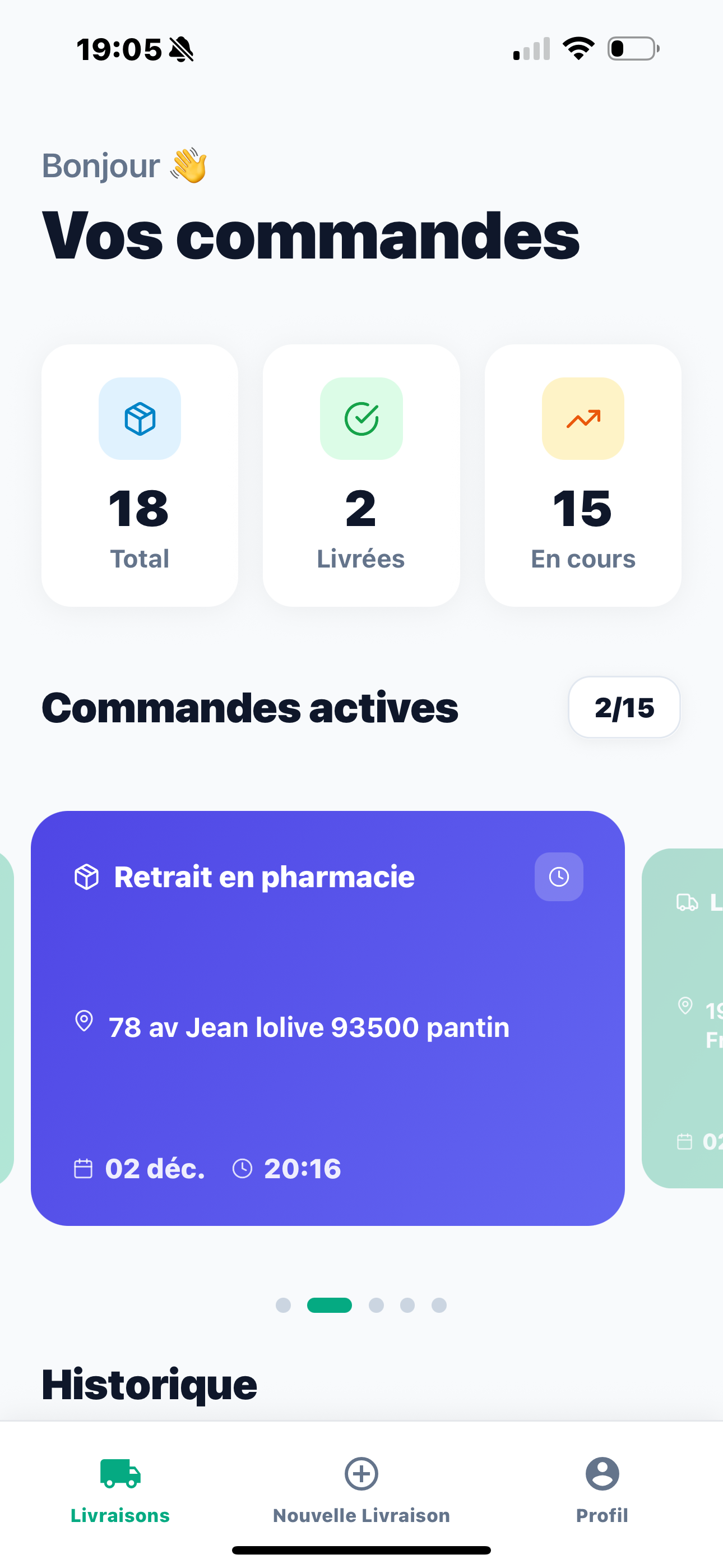 Pilotez vos courses d'un coup d'oeil