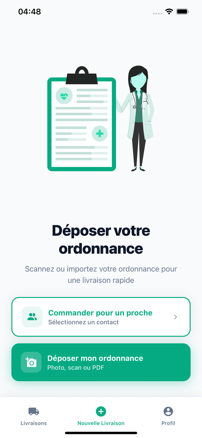 OrdoLiv Suivi de commande